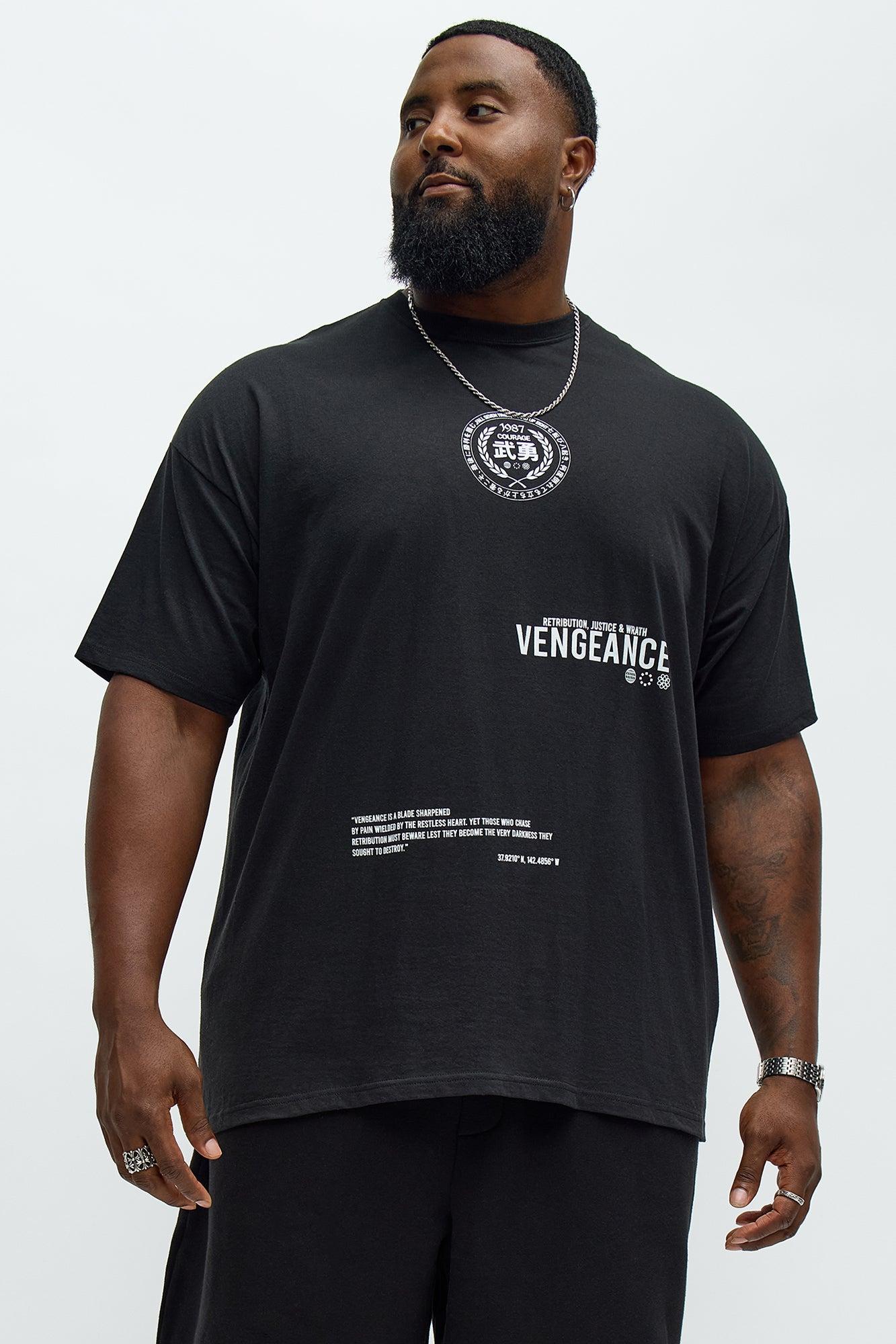 Vengeance Courage 1987 Short Sleeve Tee - Black Male Product Image