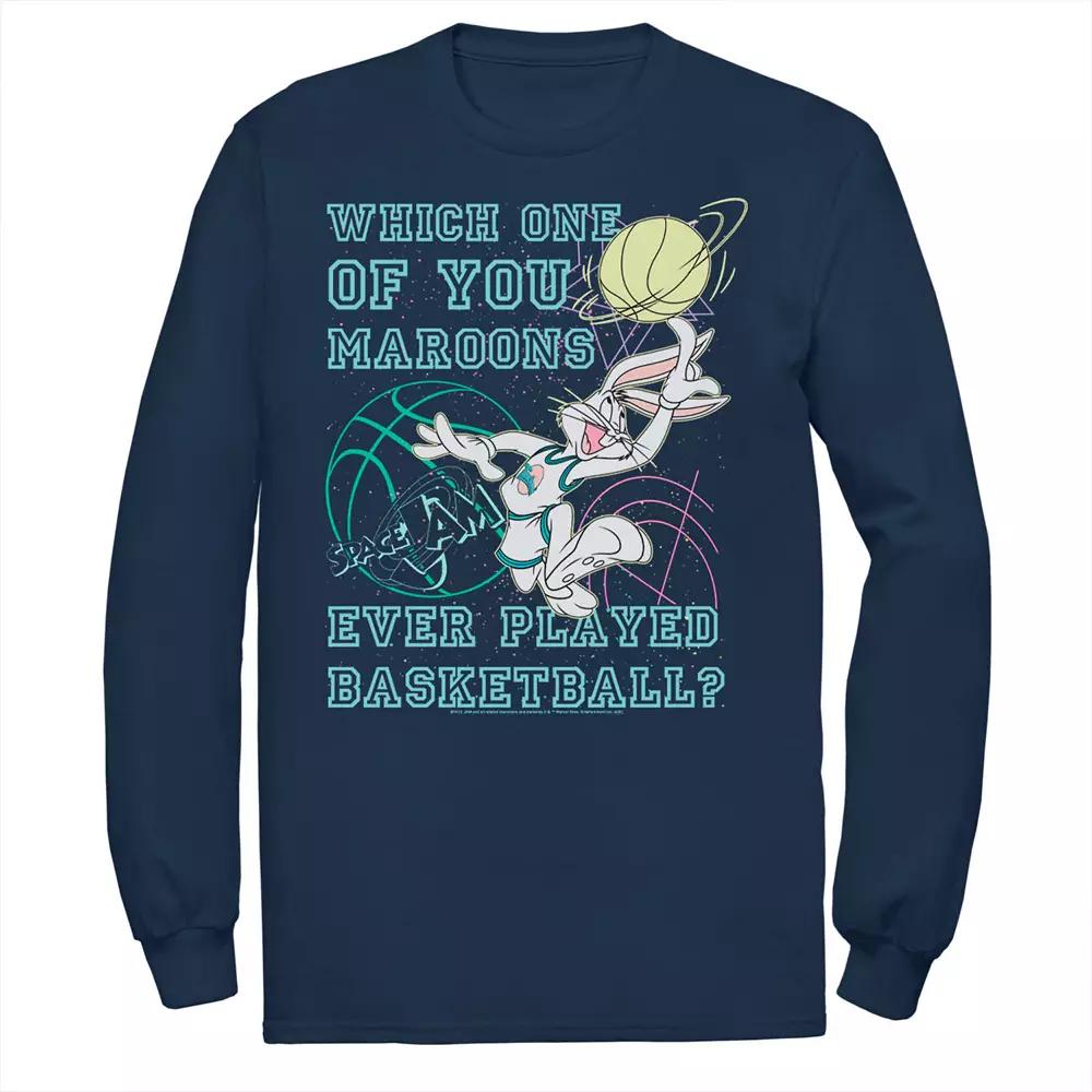 Men's Looney Tunes Space Jam Bugs Bunny Which One Of You Maroons Tee,  Product Image