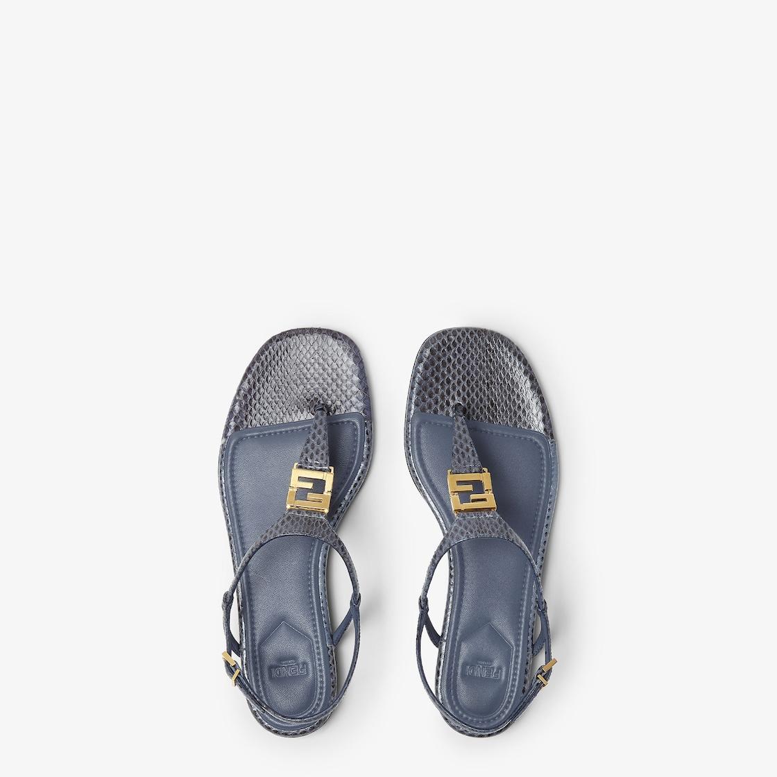 Fendi FFoldBlue ayers thong sandals Product Image