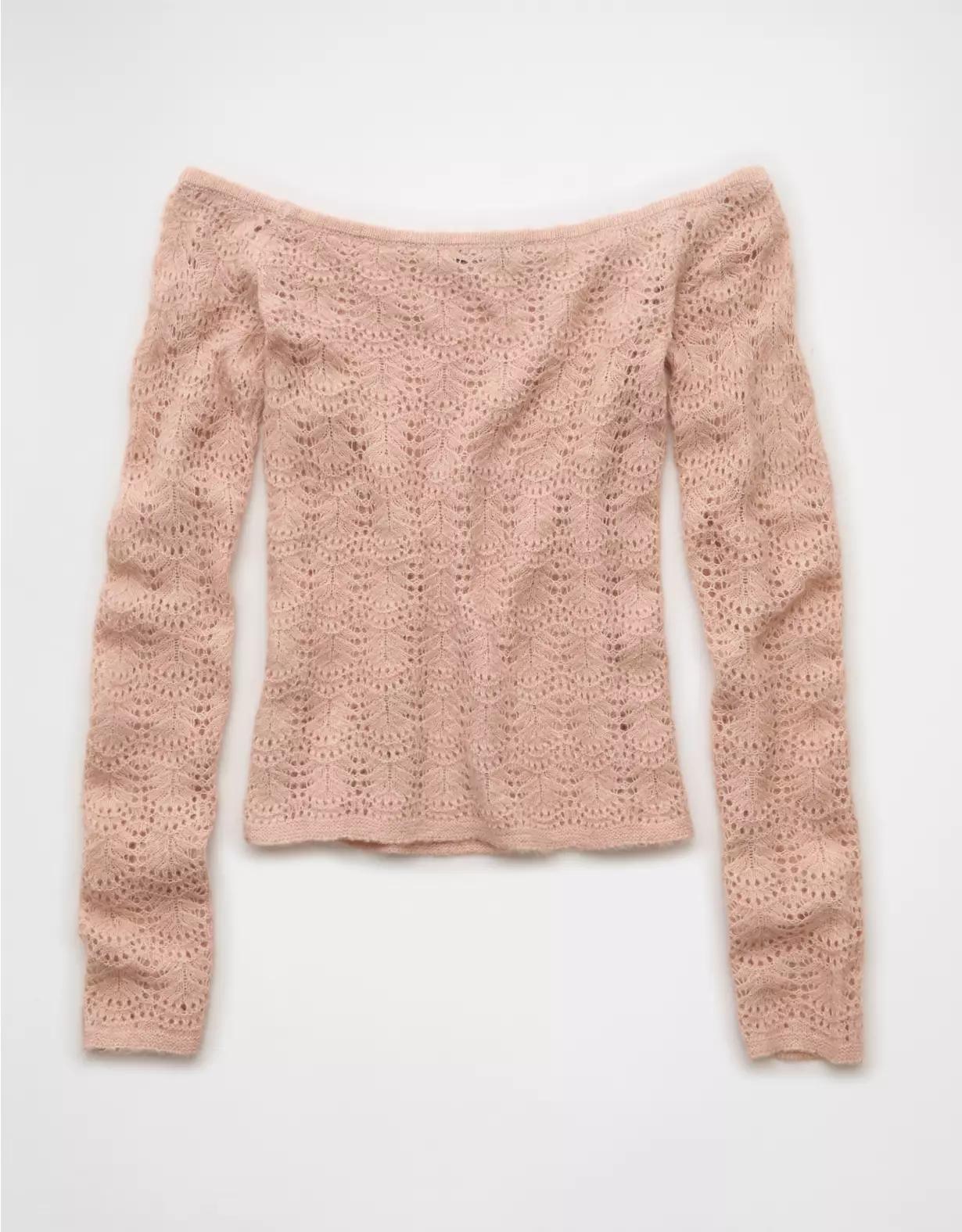 AE Off-The-Shoulder Sweater  Product Image