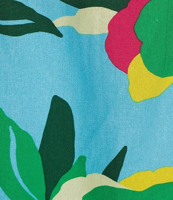 GB Floral Linen Halter Dress Product Image