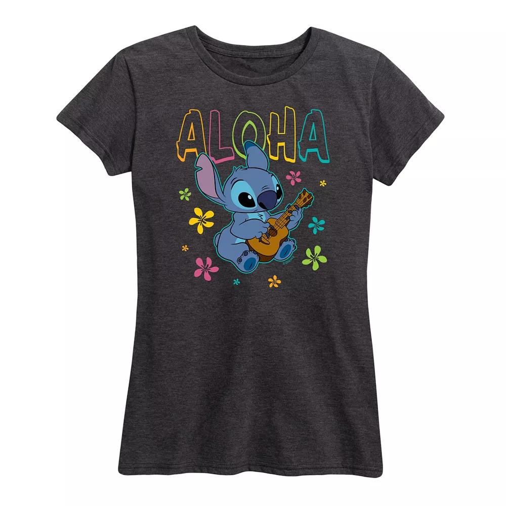Disney's Lilo & Stitch Women's Aloha Stitch Graphic Tee,  Product Image