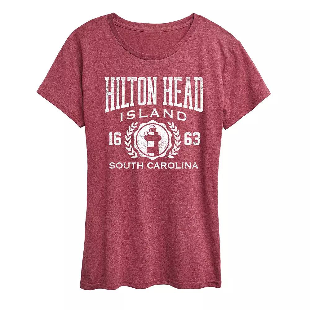 Women's Hilton Head Island Collegiate Graphic Tee,  Product Image