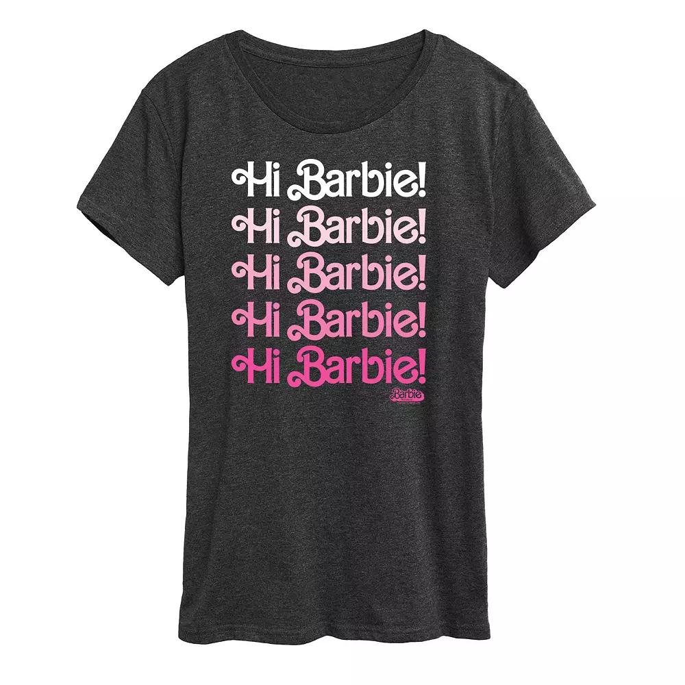 Women's Barbie The Movie Hi Barbie Graphic Tee, Girl's,  Product Image