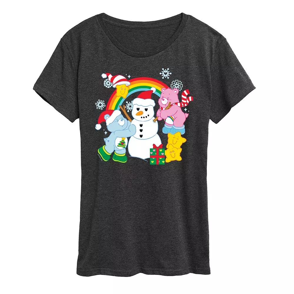 Women's Care Bears Snowman Graphic Tee, Girl's,  Product Image