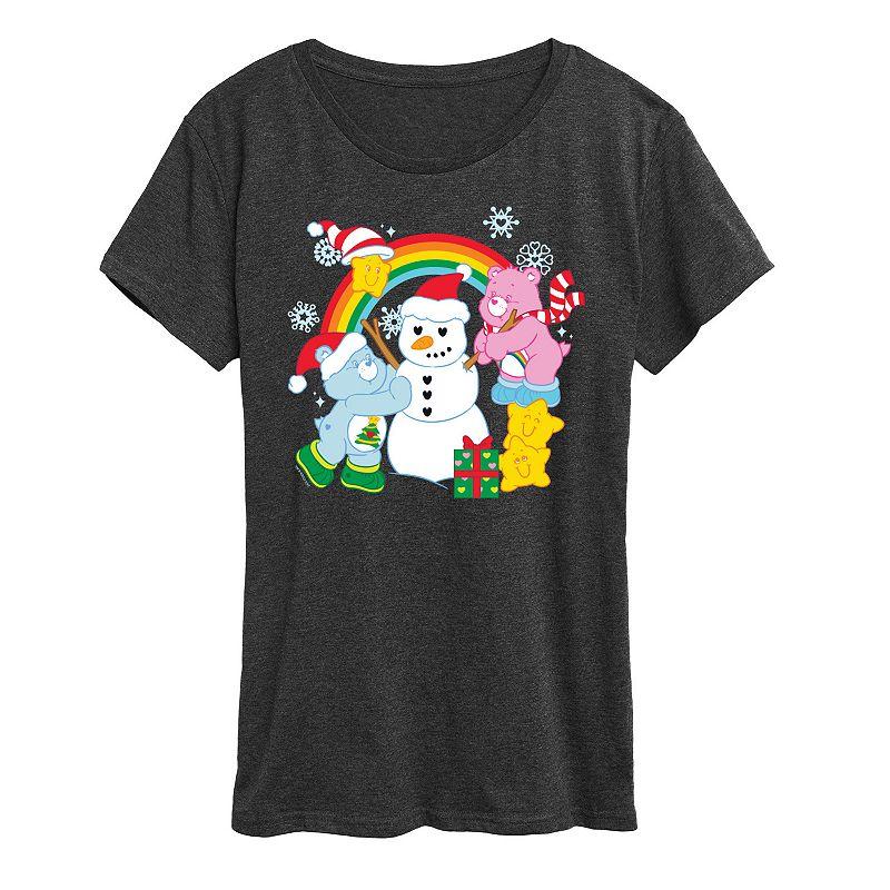 Women's Care Bears Snowman Graphic Tee, Girl's,  Product Image