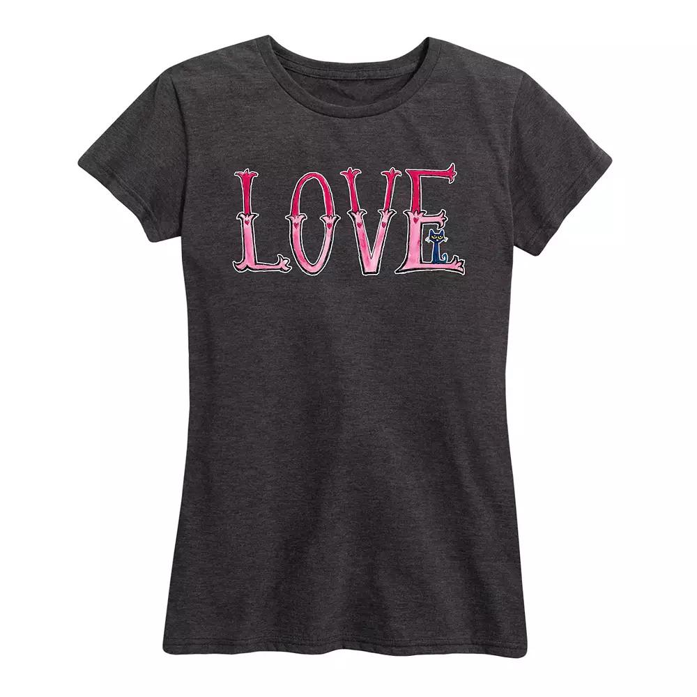 Women's Pete The Cat Big Love Graphic Tee,  Product Image