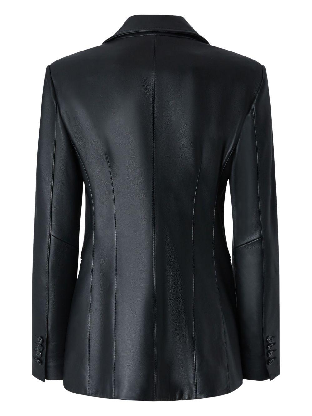 leather blazer Product Image