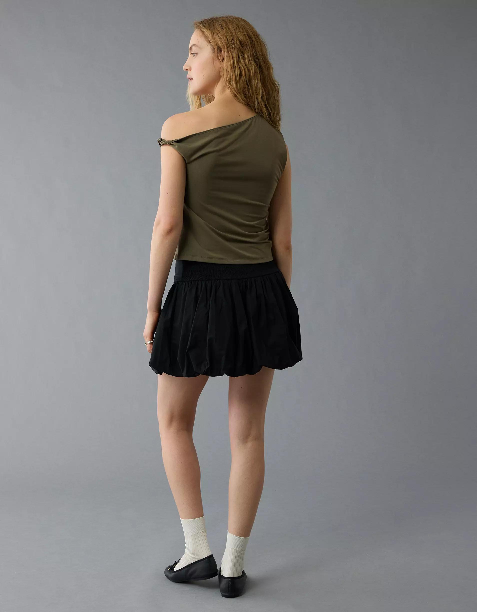 AE Asymmetrical Twist Shoulder Tank Top Product Image