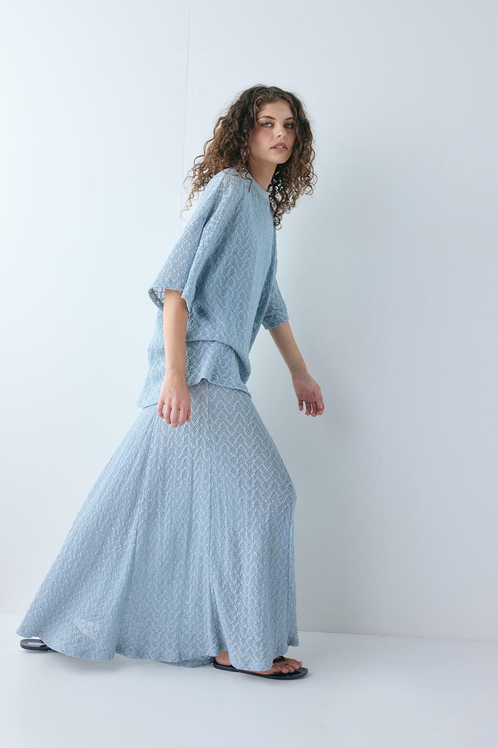 Caro Lace Maxi Dress Powder Product Image