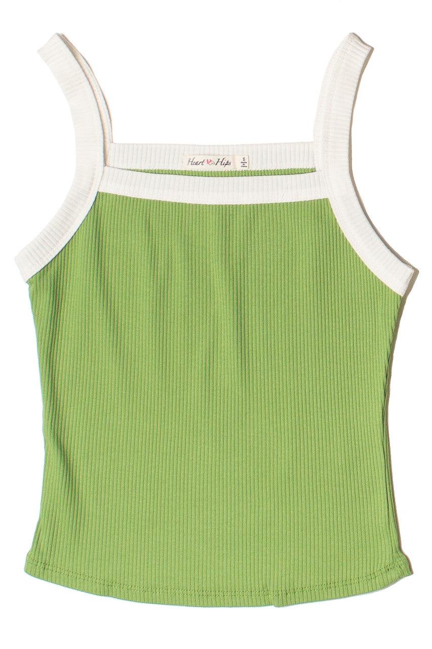 Contrast Trim Tank Top Product Image