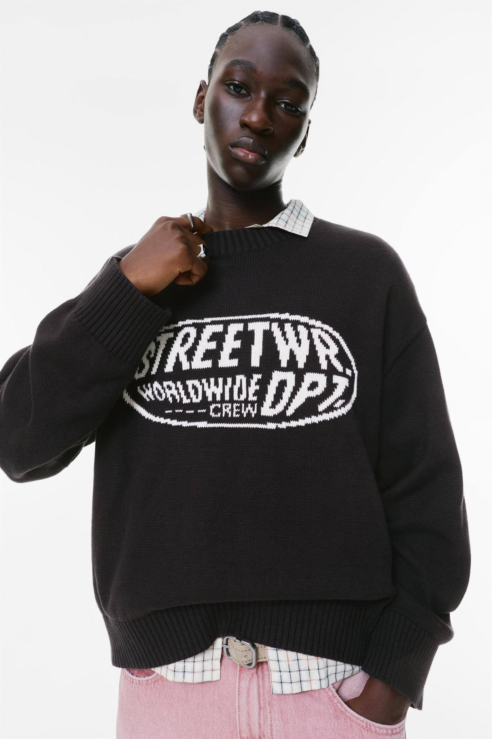 Text graphic jumper Product Image