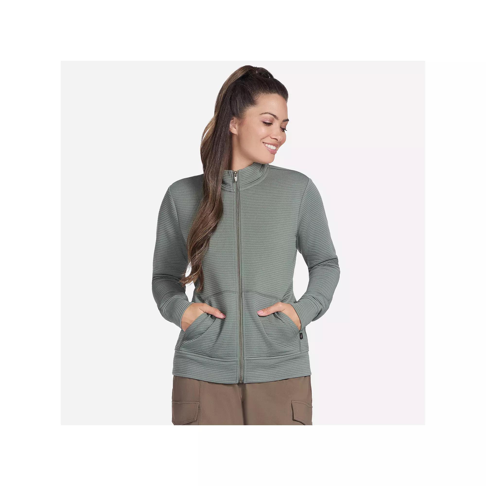 Women's Skechers® The Go Walk® Ottoman Cozy Fit Zip-Up Jacket,  Product Image