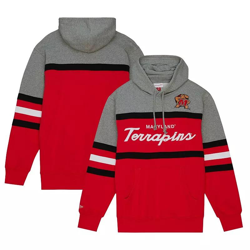 Mens Mitchell & Ness Maryland Terrapins Head Coach Pullover Hoodie Product Image