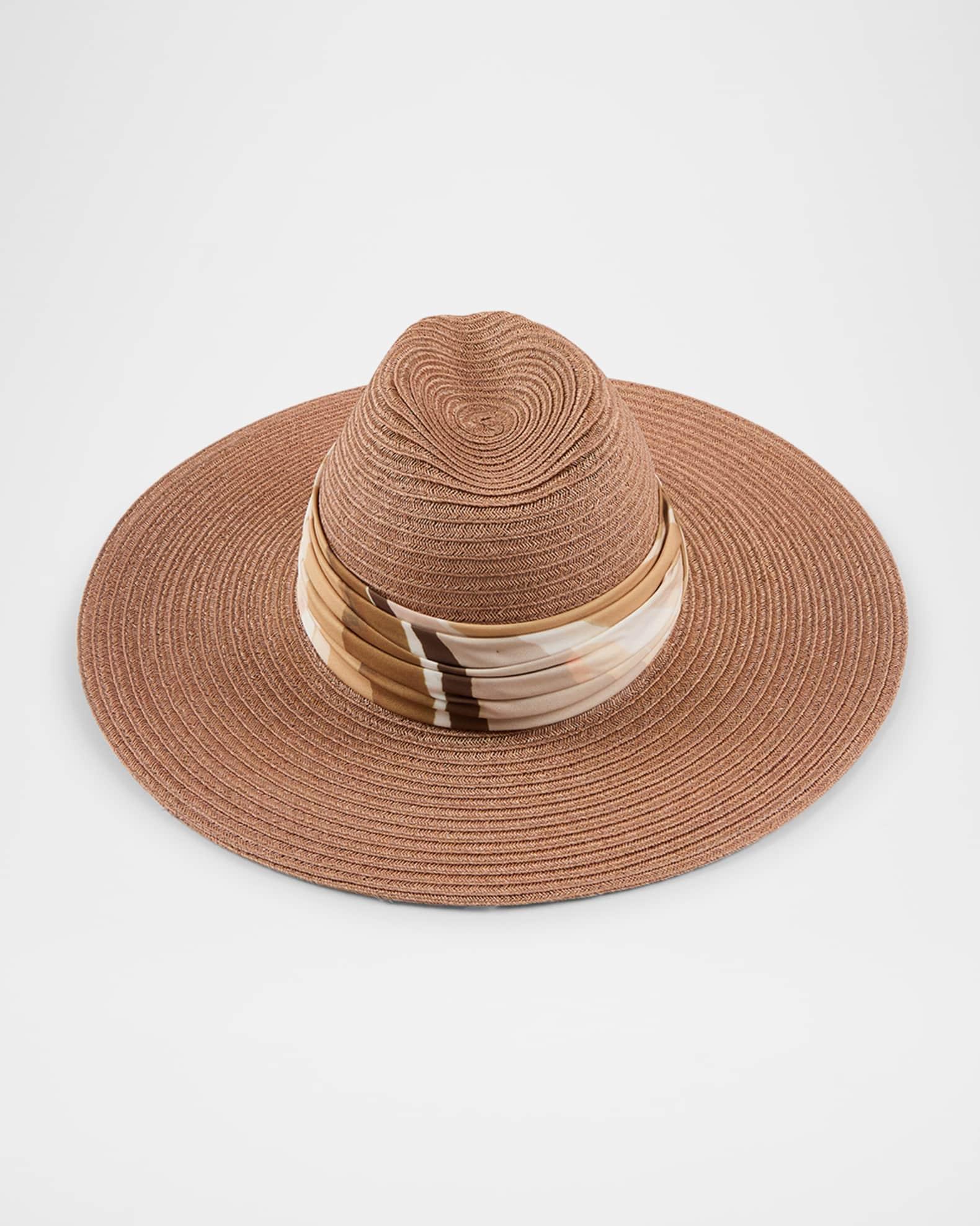 Emmanuelle Vented Hemp Packable Fedora Hat Product Image