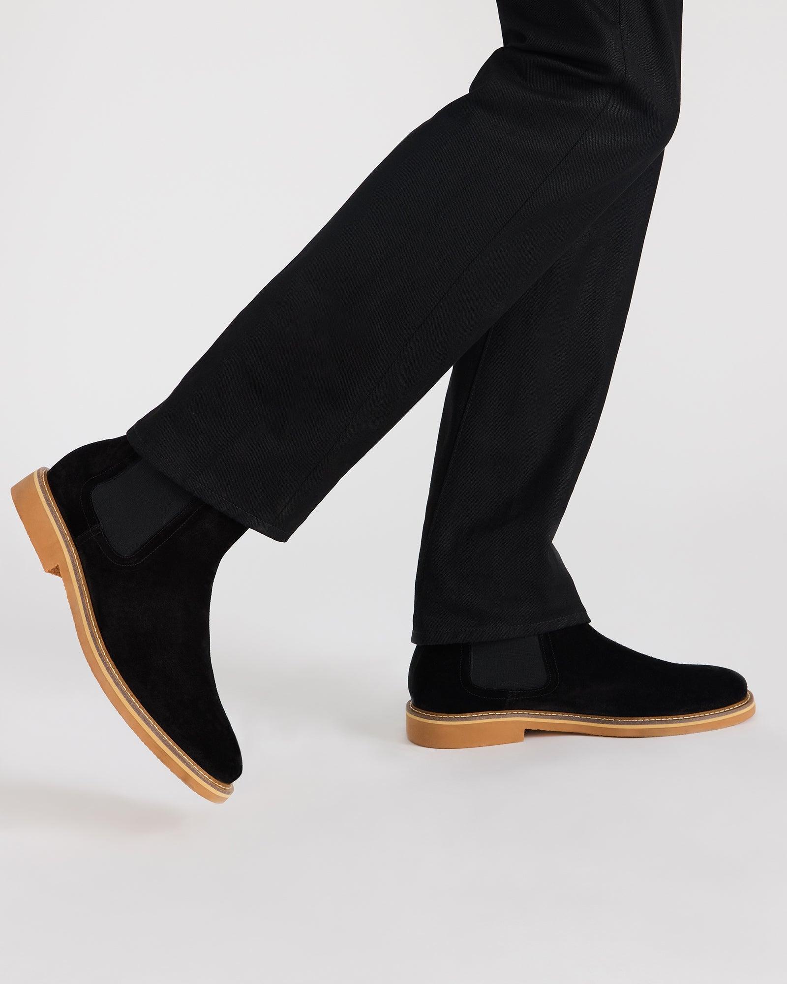 PAULOS BLACK SUEDE Male Product Image