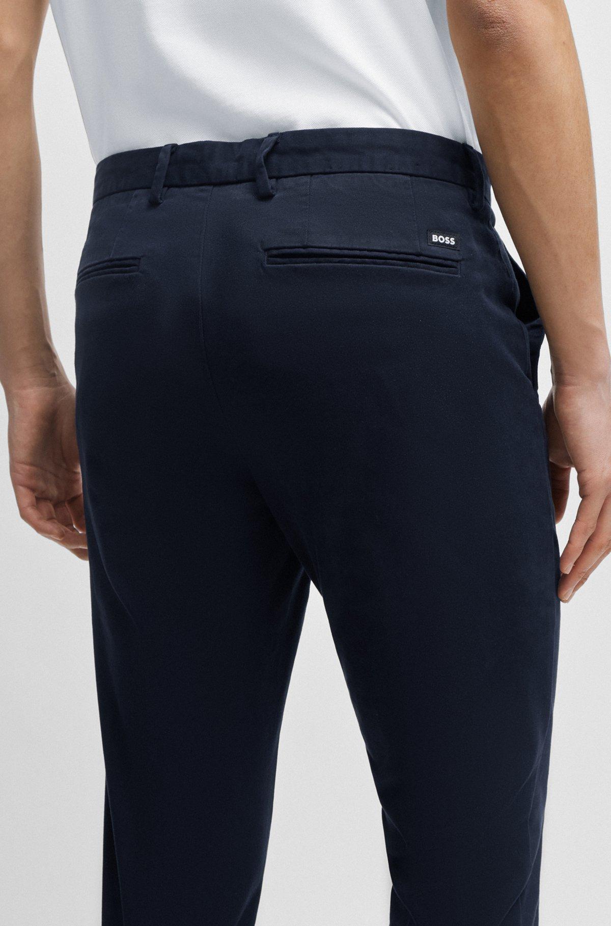 Slim-fit chinos in stretch-cotton gabardine Product Image