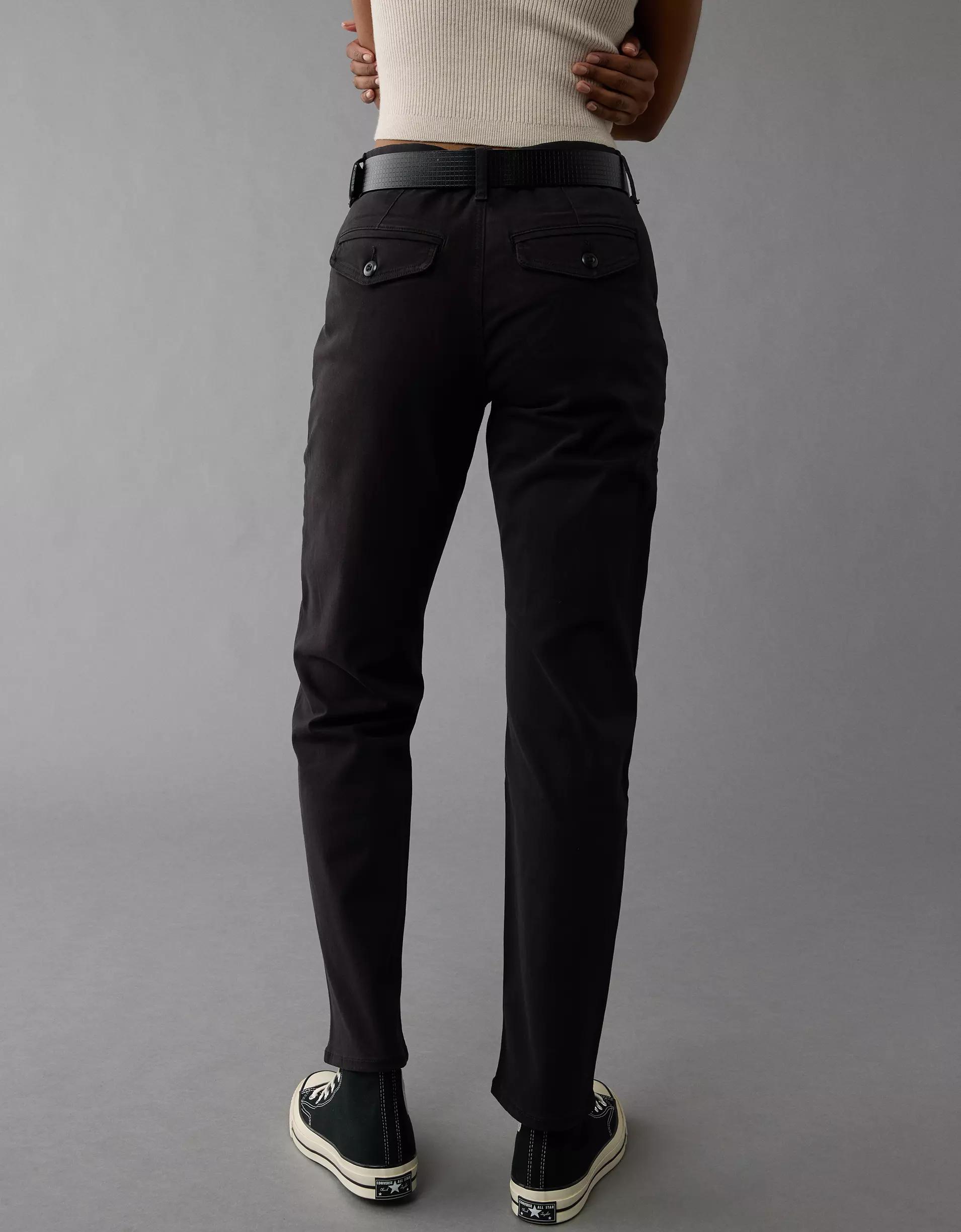AE Stretch Super High-Waisted Straight Trouser Product Image