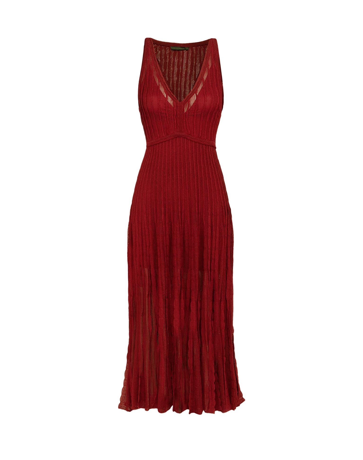Knit Celina Long Dress - Ponche Product Image