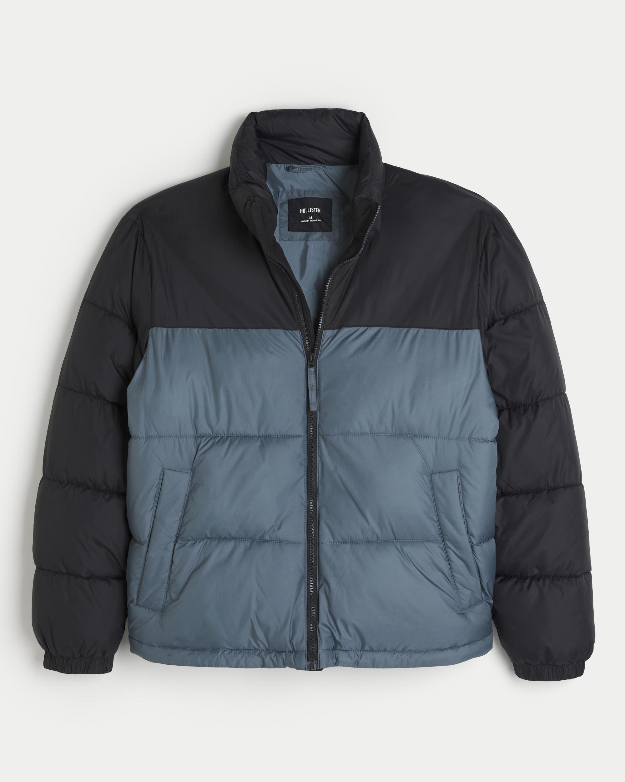 Boxy Mock-Neck Puffer Jacket Product Image