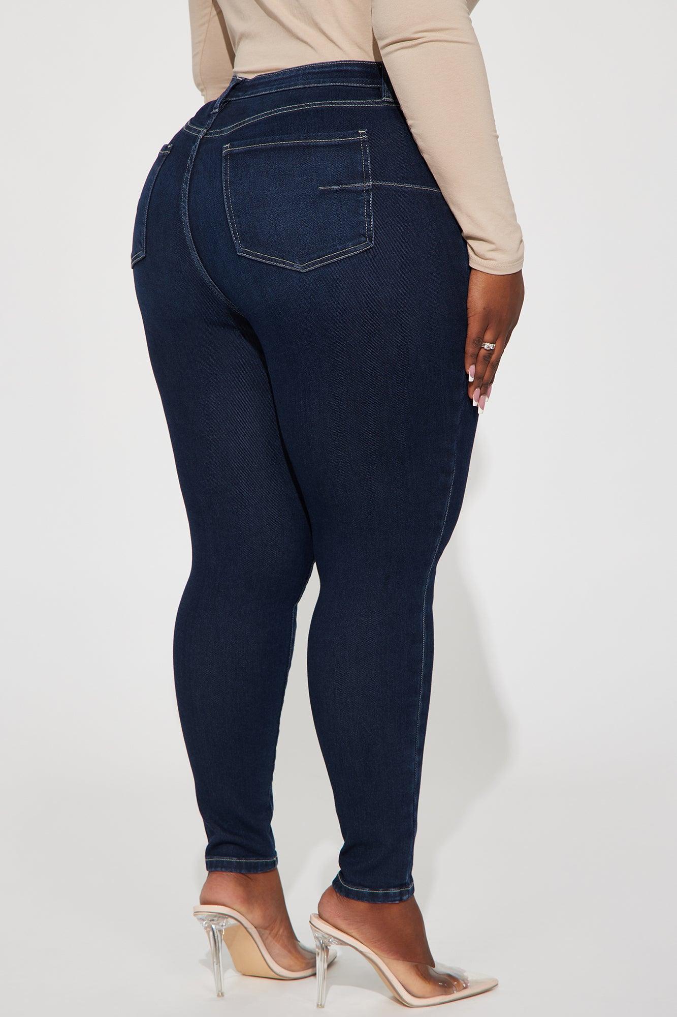 Just Right Sculpting Stretch Skinny Jeans - Dark Wash Product Image