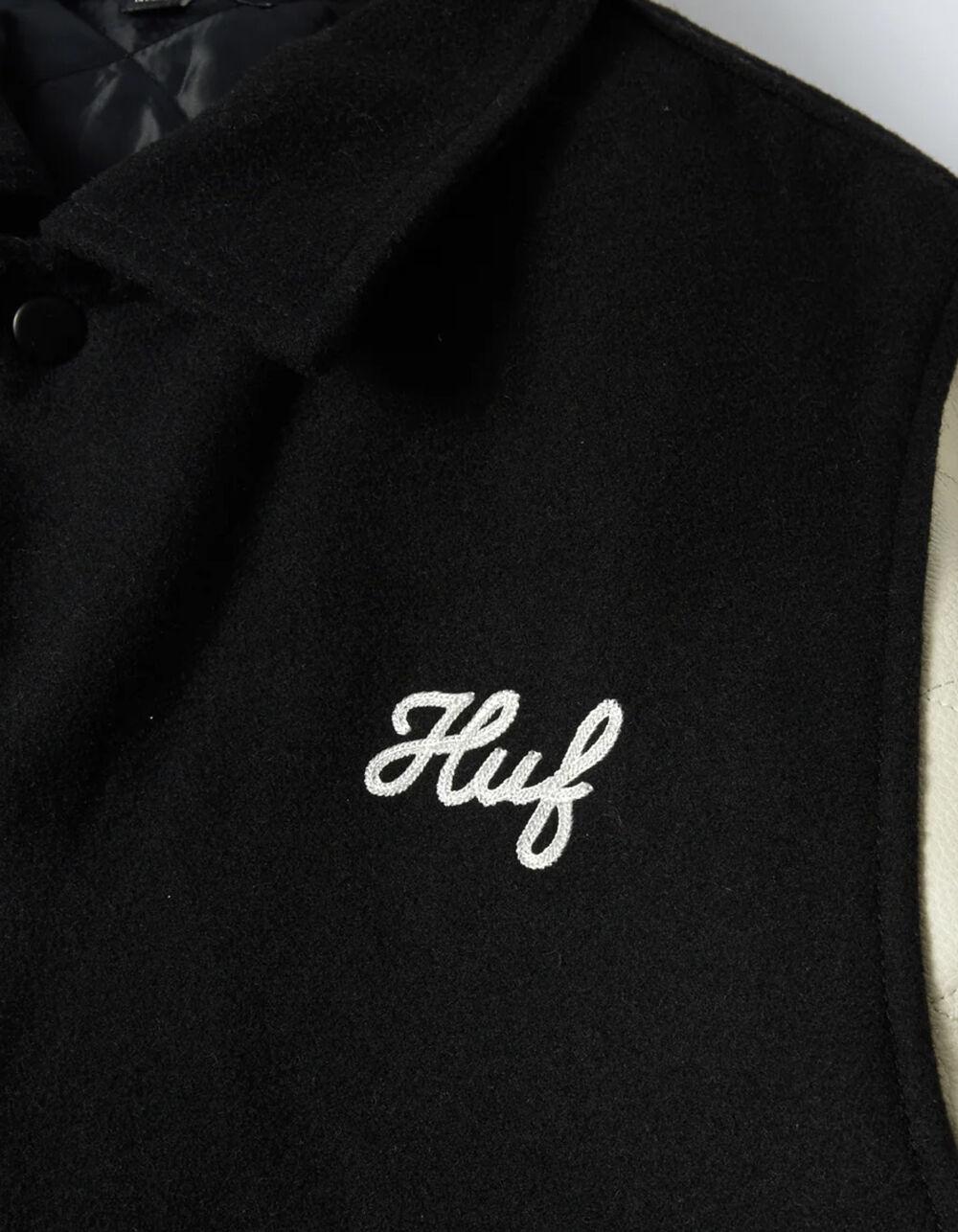 HUF Song Mens Varsity Jacket - BLACK Product Image