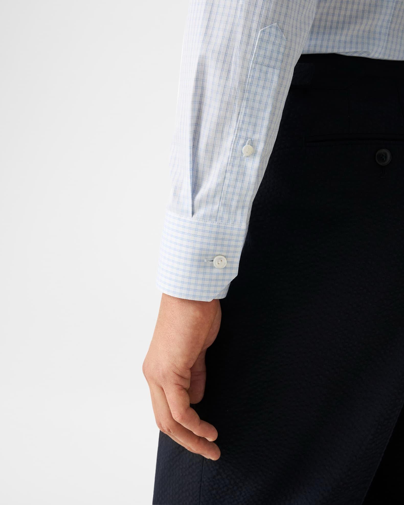 Men's Elevated Pique Check Contemporary Fit Dress Shirt Product Image