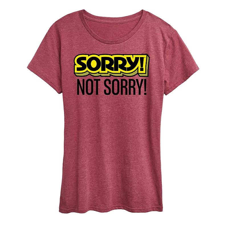 Women's Sorry Not Sorry Graphic Tee by Hasbro,  Product Image