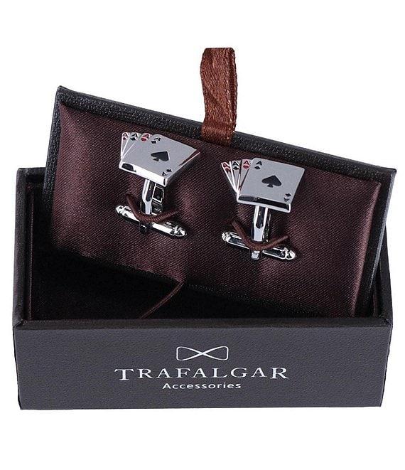 Trafalgar Four Of A Kind Novelty Card Game Cuff Links Product Image
