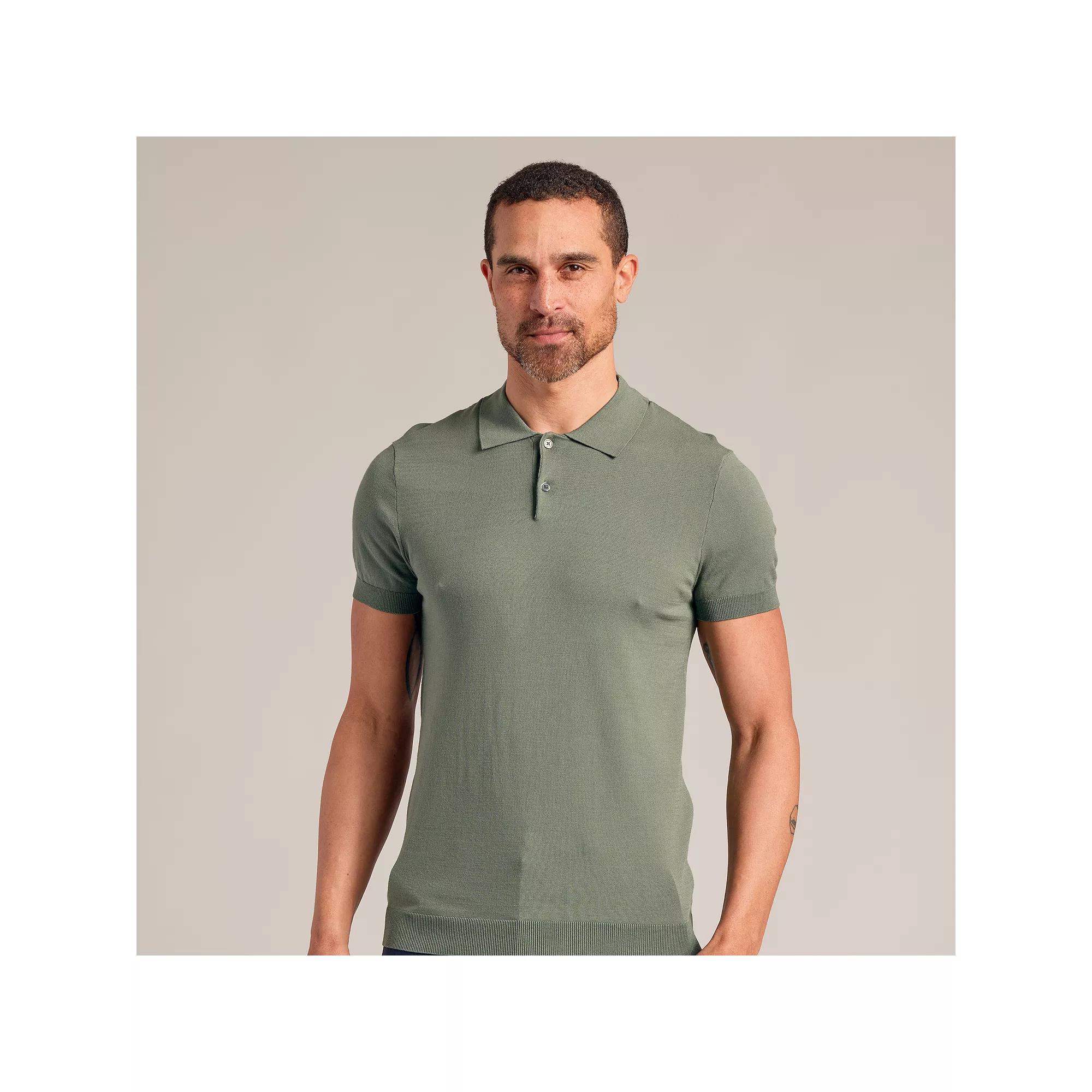 Men's True Classic Stretch Short Sleeve Sweater Polo,  Product Image