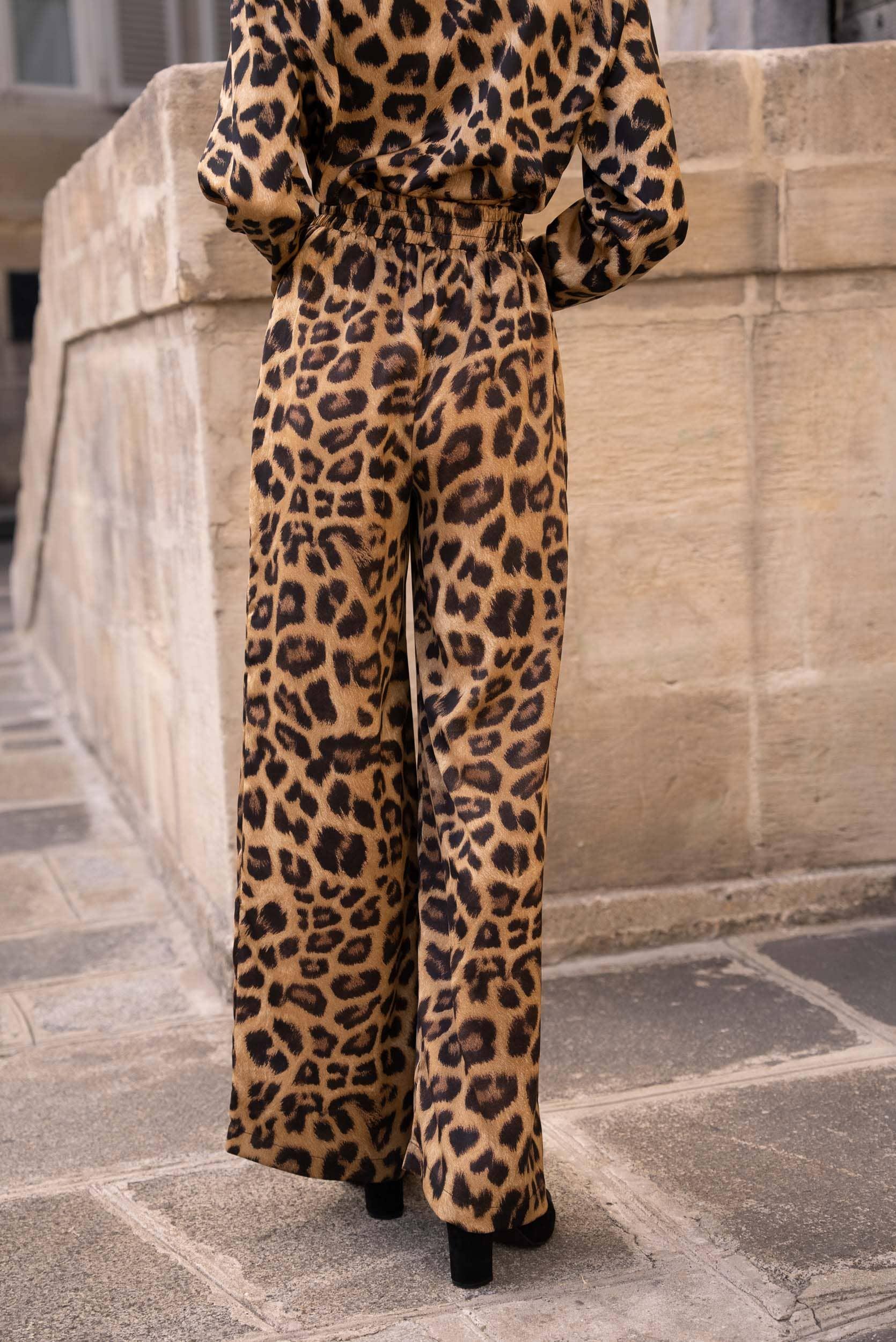 Leopard Print Pants Product Image