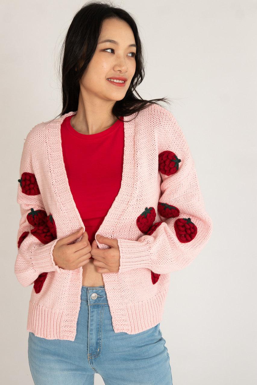 3D Applique Cardigan Product Image