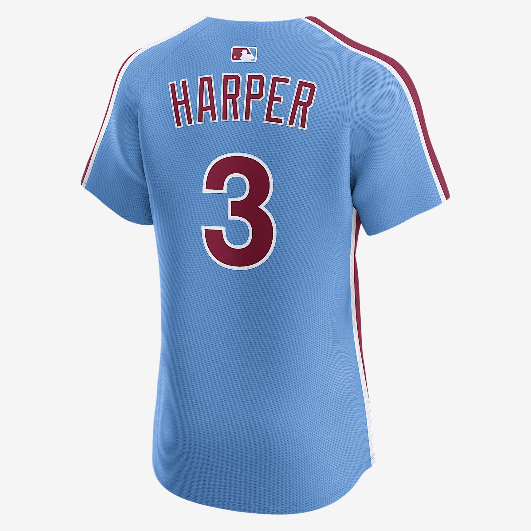 Bryce Harper Philadelphia Phillies Nike Mens Dri-FIT ADV MLB Elite Jersey | 9B10PPA1PP9-0E1 Product Image