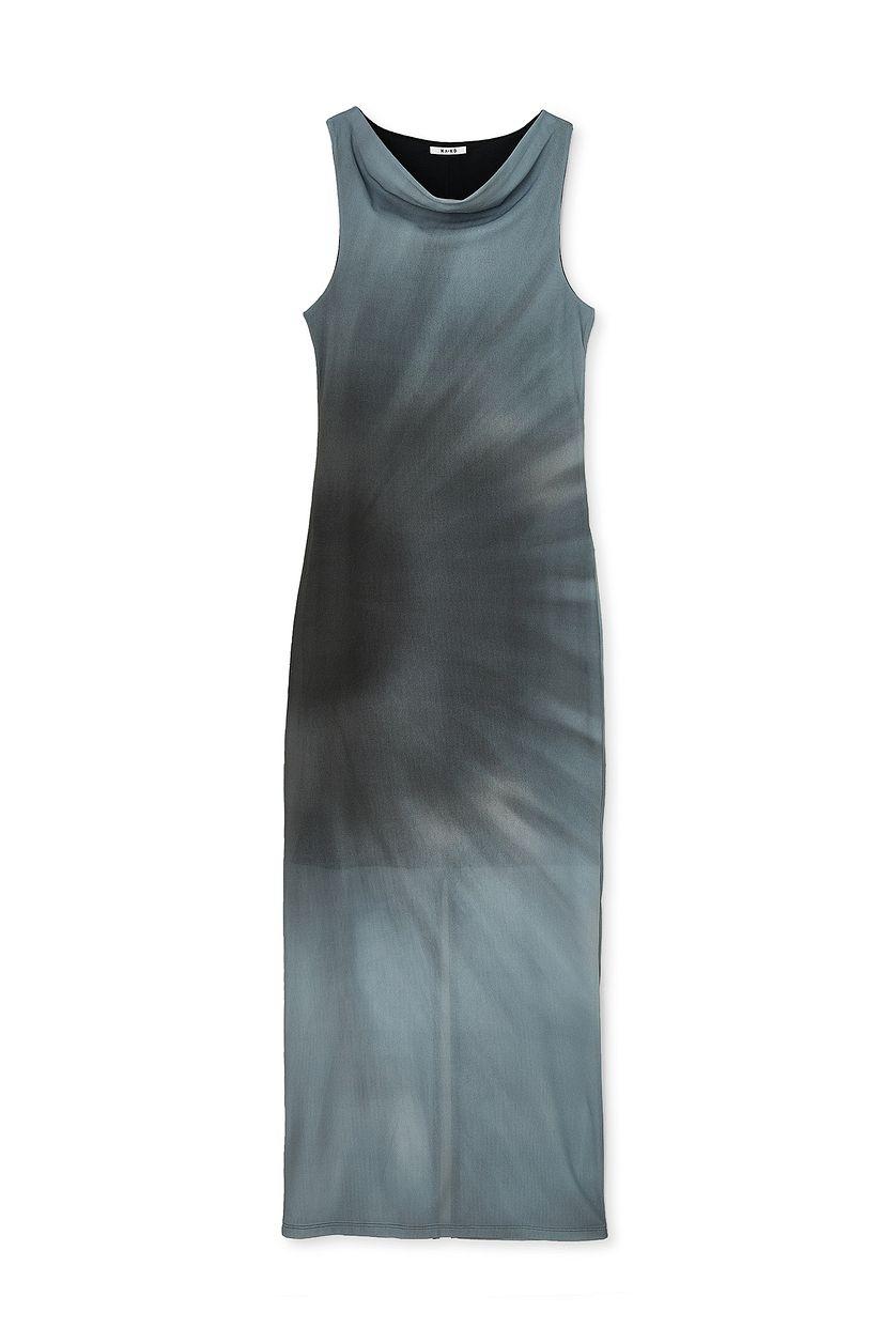 Sleeveless Mesh Maxi Dress Product Image