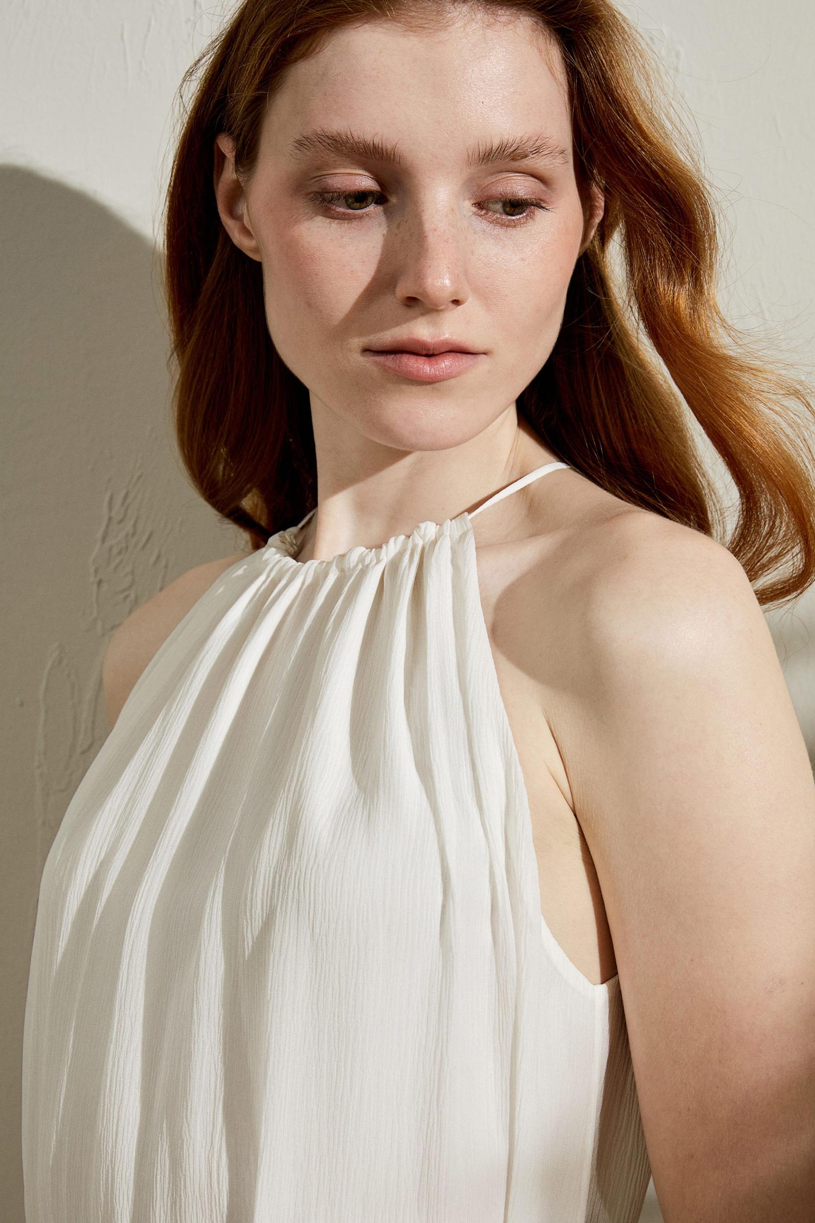 Double-layer Silk Georgette Dress Product Image