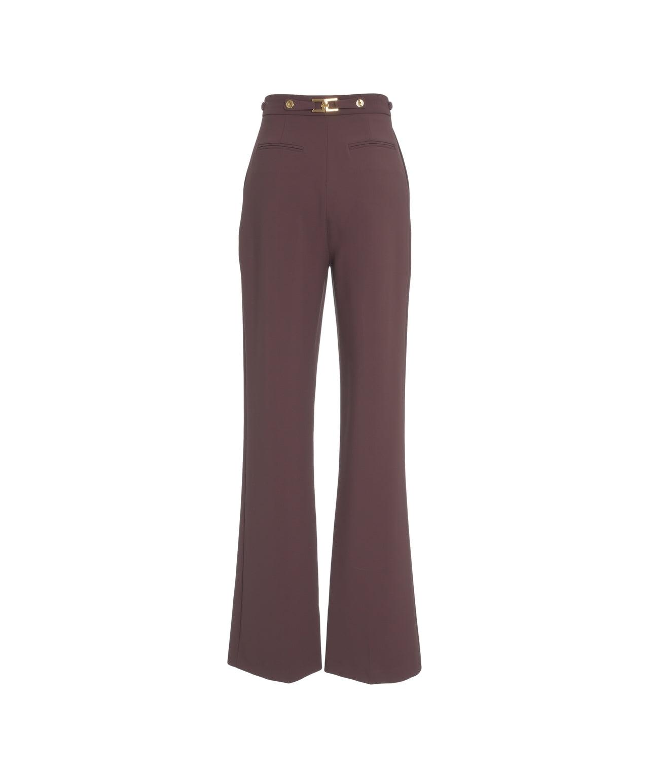 Wide trousers with pleats Product Image