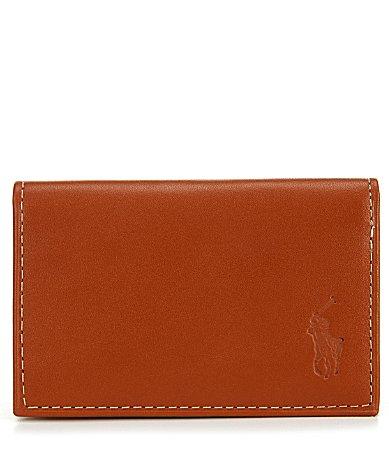 Polo Ralph Lauren Burnished Leather Card Wallet Product Image