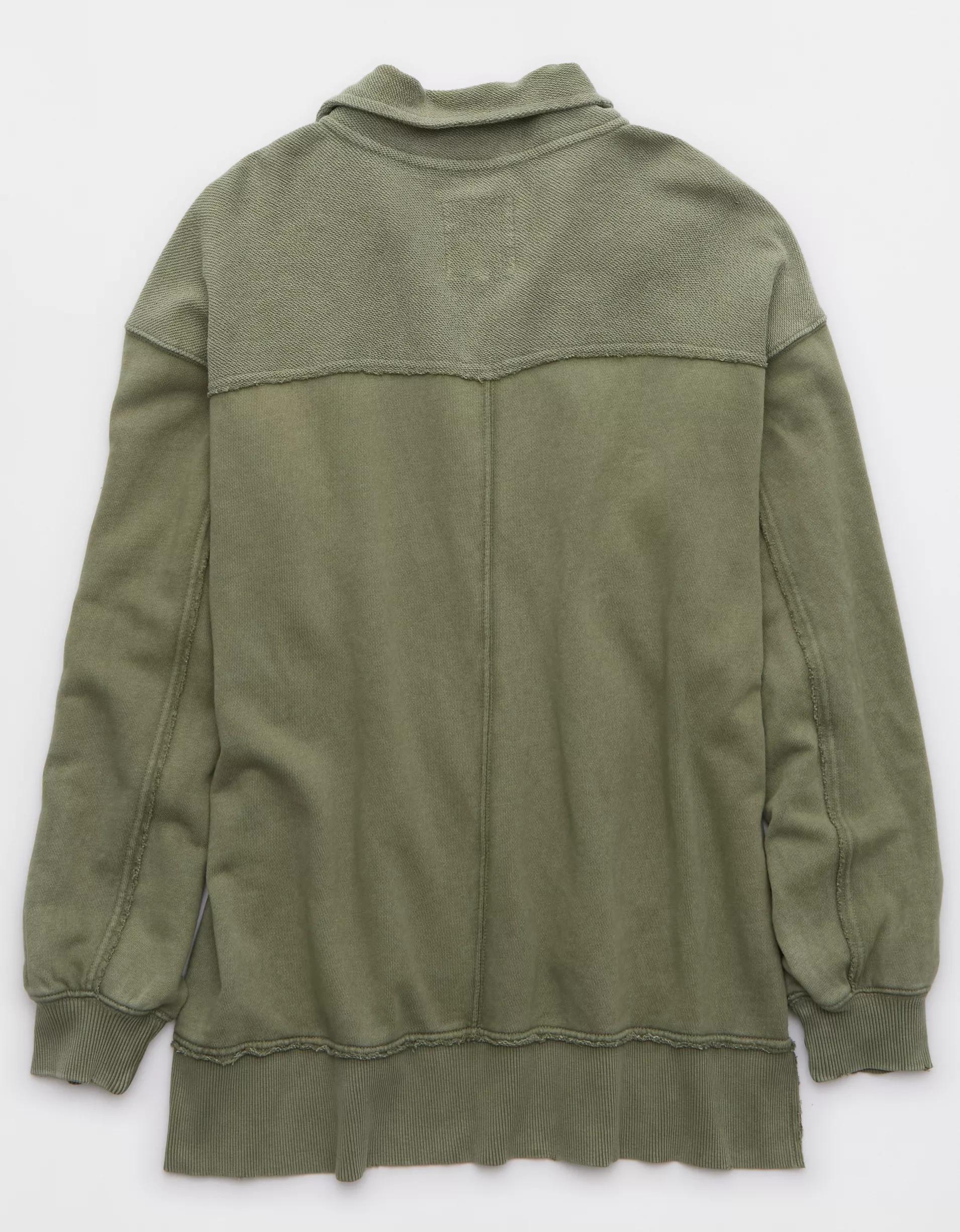 Aerie Starry Skies Open Neck Sweatshirt Product Image