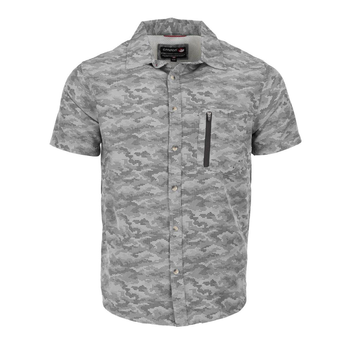 Canada Weather Gear Men's Non Perforated Button up Short Sleeve Shirt Product Image