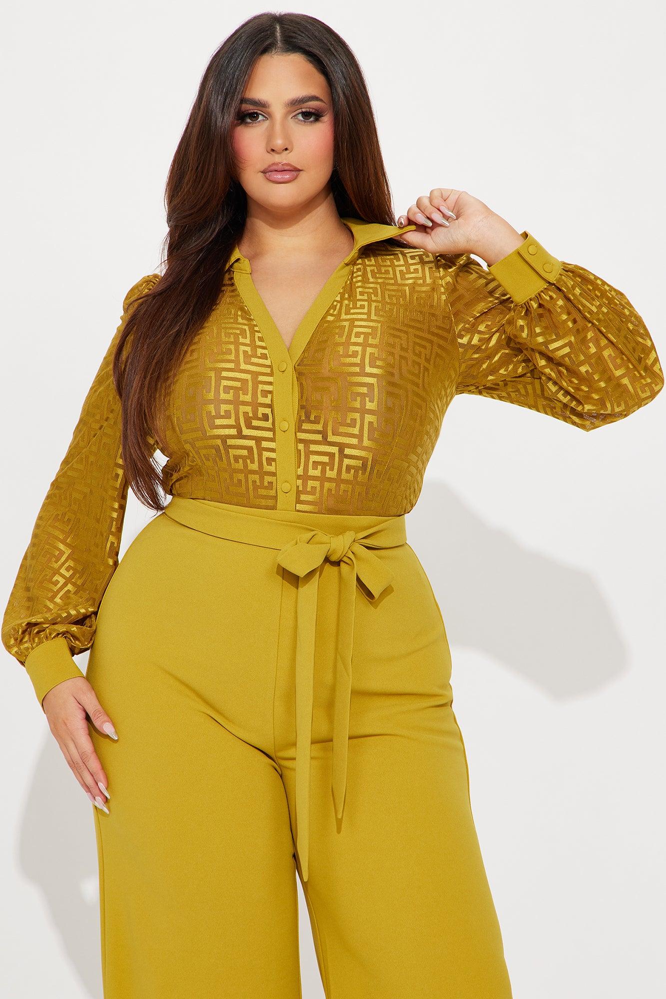 Making Money Moves Jumpsuit - Chartreuse Product Image