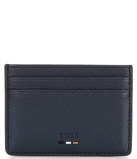 Hugo Boss Grained Faux-Leather Card Holder Product Image