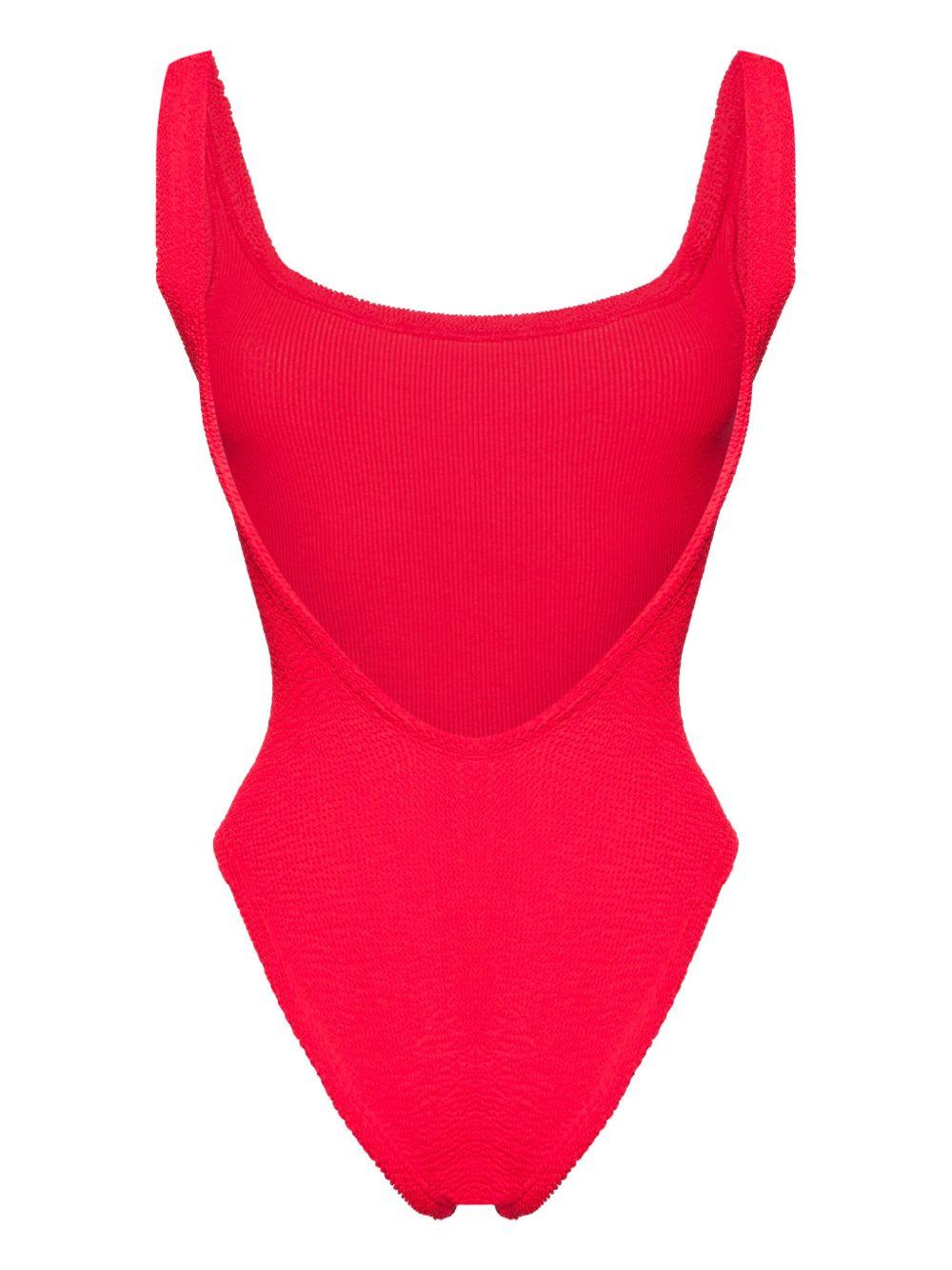 low-back textured swimsuit Product Image