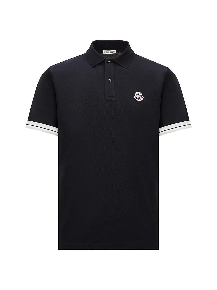 Mens Cotton Tipped Polo Shirt Product Image