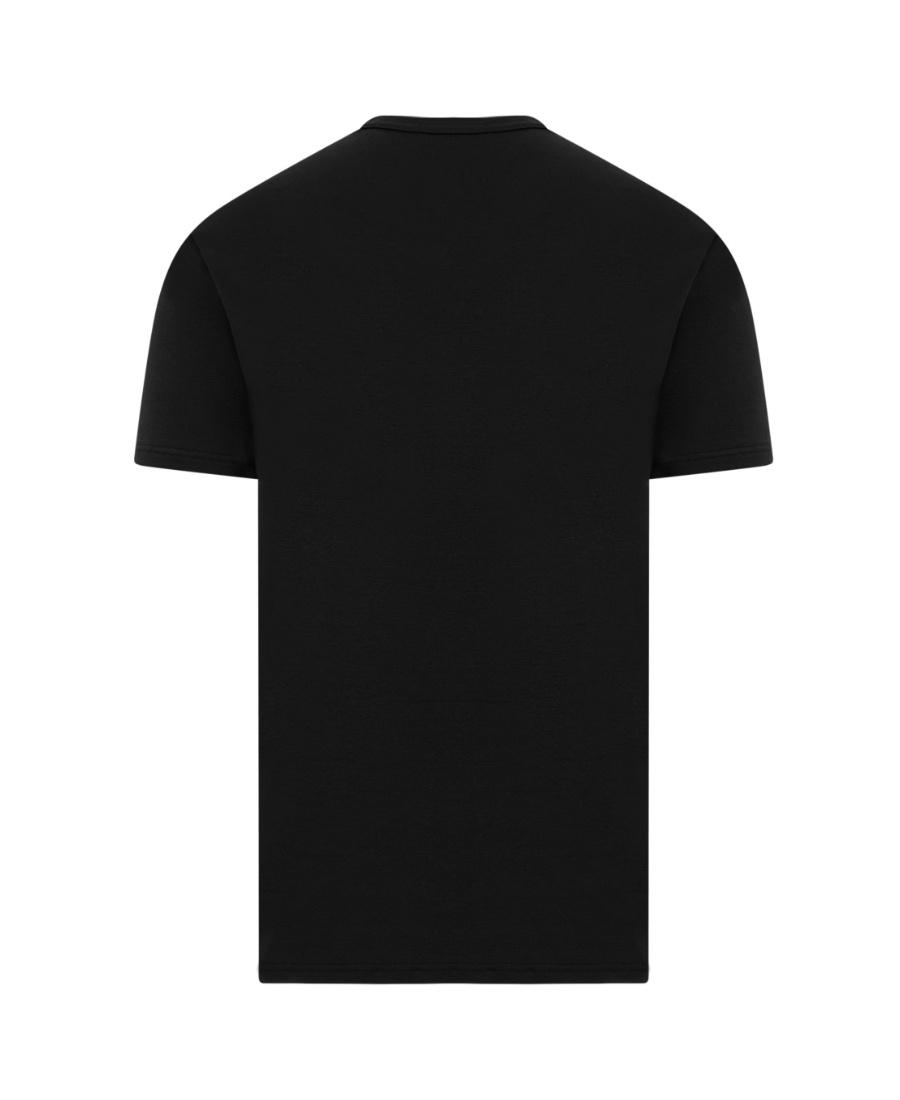 TOM FORD Black Basic Crewneck T-shirt With Tonal Stitching In Cotton Blend Man Product Image