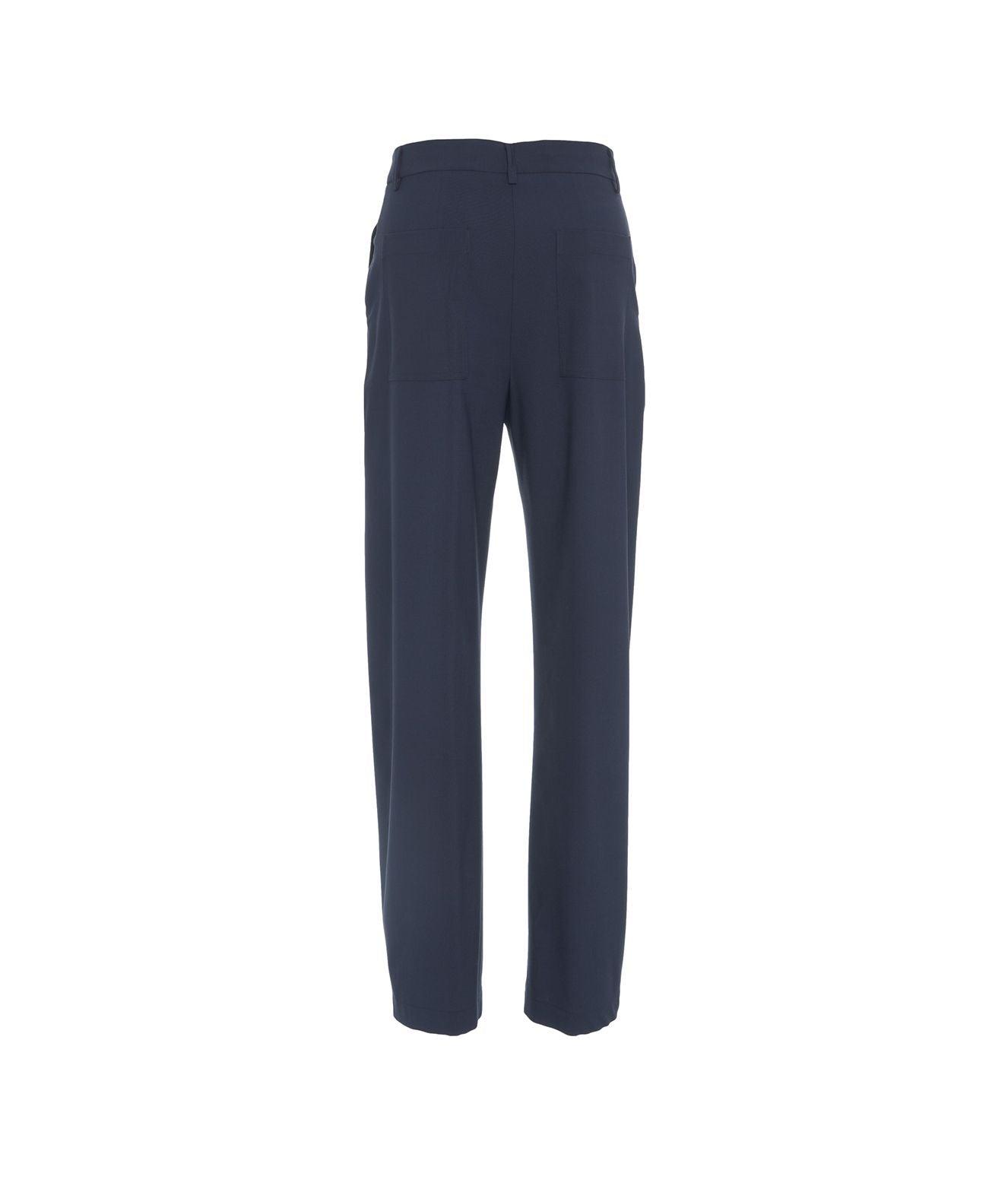 Wide leg pants in virgin wool blend Product Image