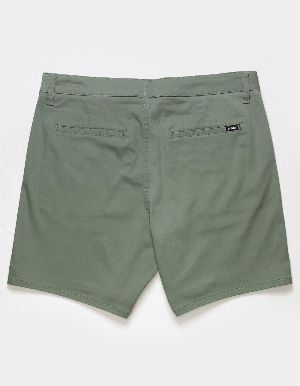 RSQ Mens Short 7" Chino Shorts - SAGE Product Image