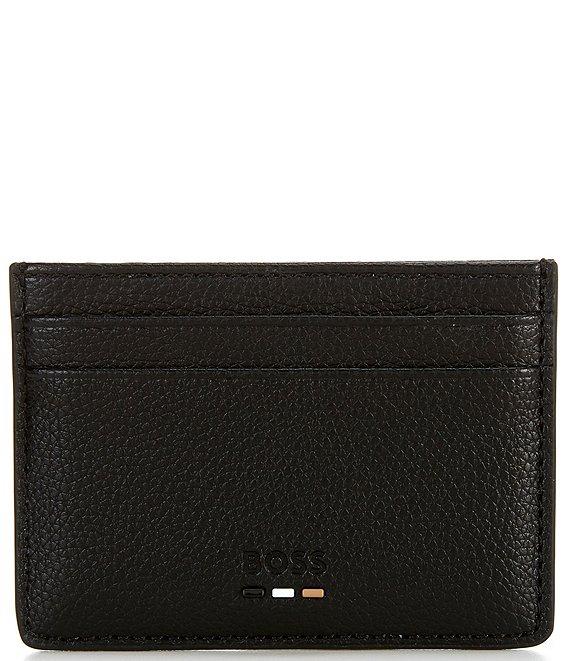 Hugo Boss Grained Faux-Leather Card Holder Product Image