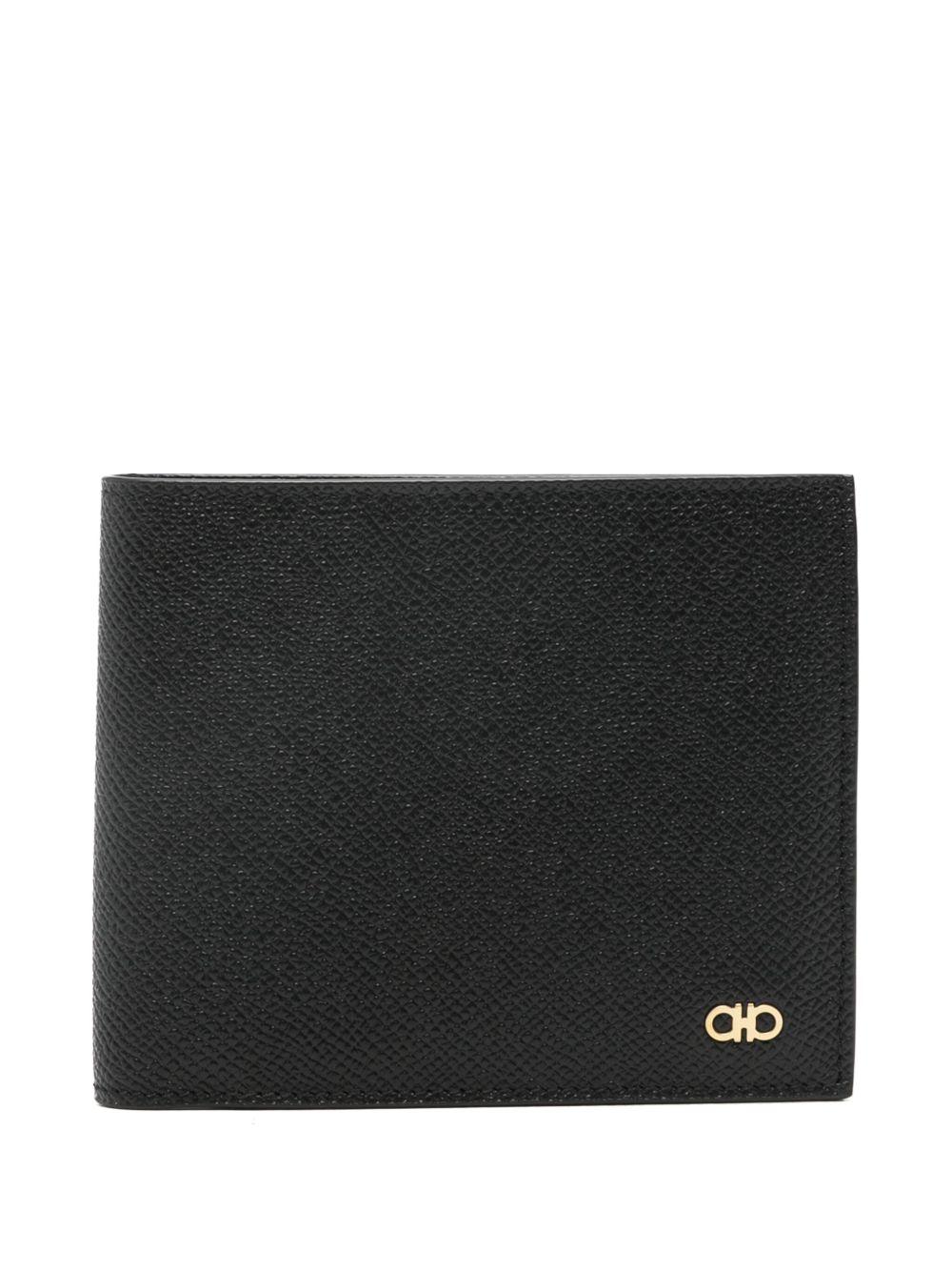 Gancini-plaque leather wallet Product Image