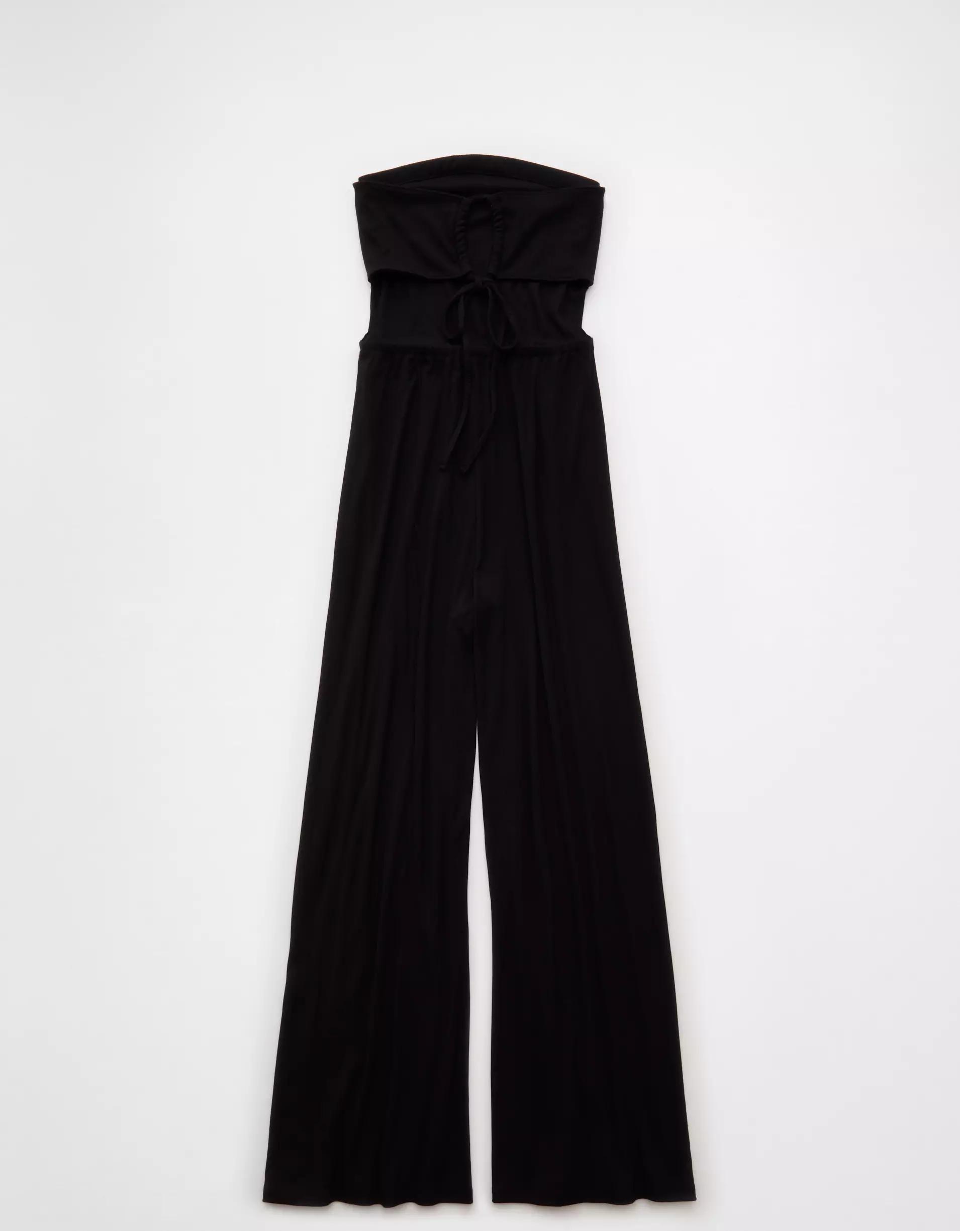 AE Strapless Tie Back Jumpsuit Product Image
