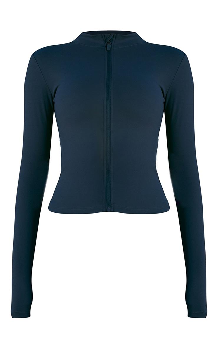 Midnight Blue Sculpt Jacket Product Image